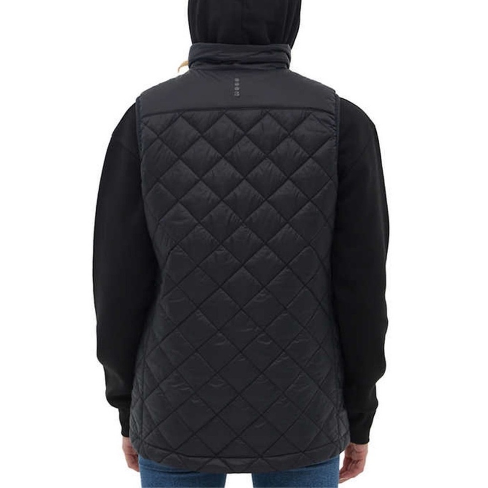 ⭐️ BENCH Quilted Black Women's Puffer Vest - Classic Lightweight Layer - Picture 3 of 5